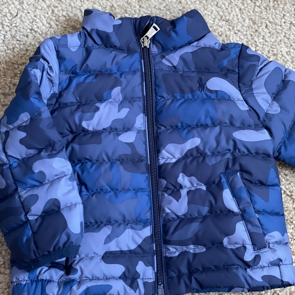Baby boy Ralph Lauren packable coat size 12M